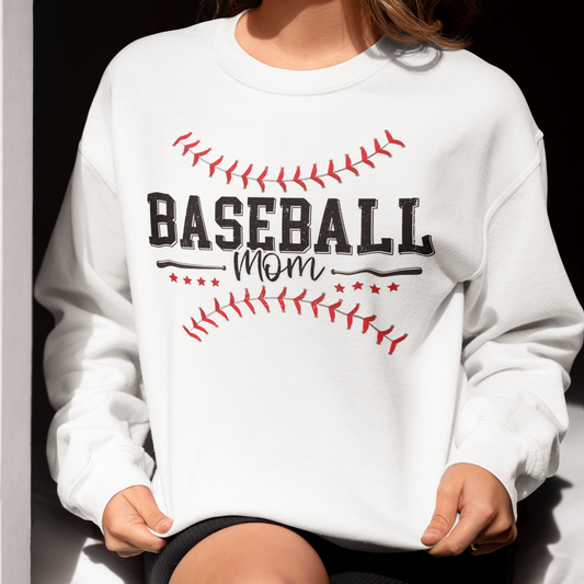 Baseball Mom Graphic Sweatshirt