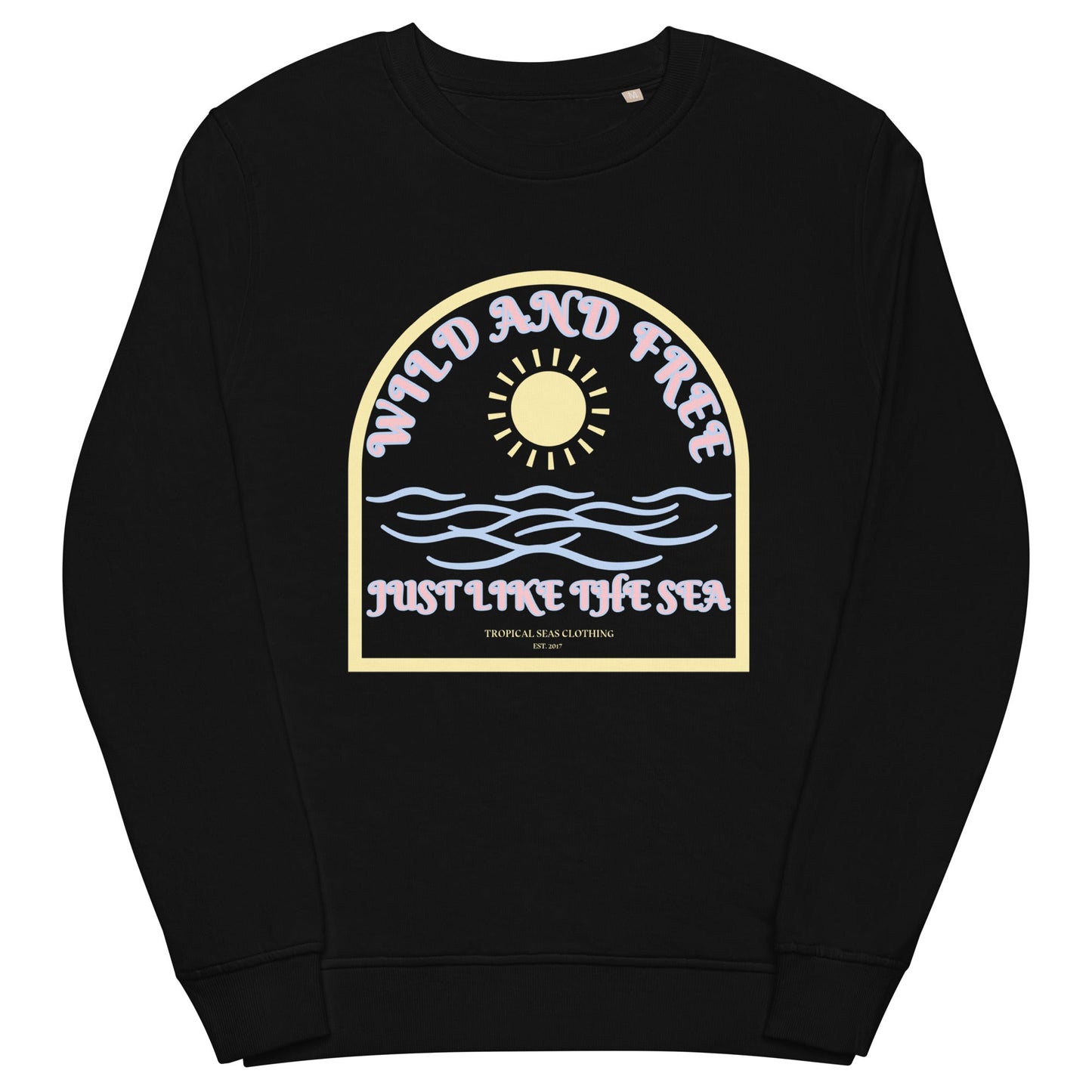 Women's Wild and Free organic sweatshirt - Aaria Tees Aaria Tees