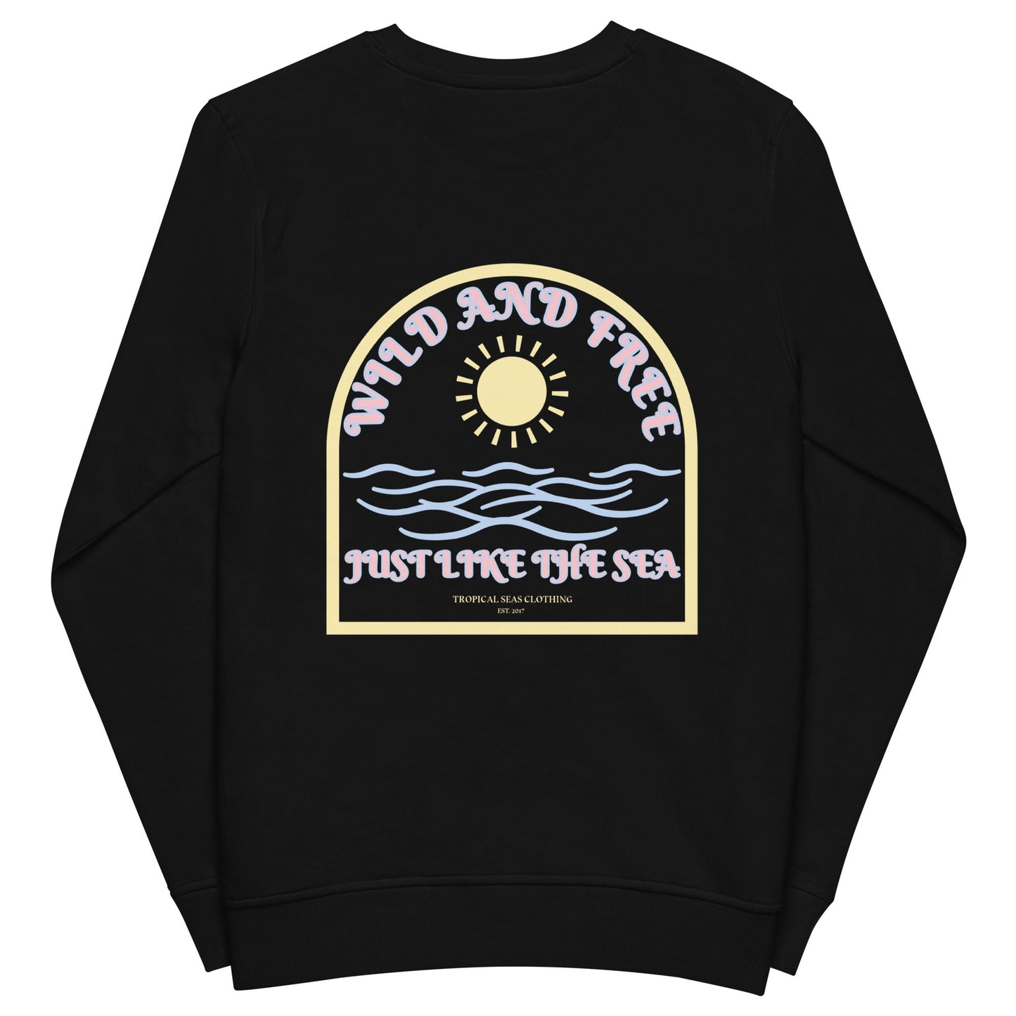Women's Wild and Free organic sweatshirt - Aaria Tees Aaria Tees