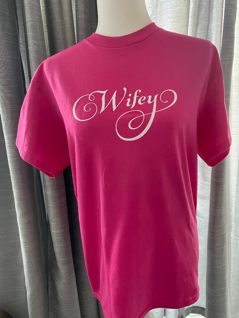 Wedding Party Adult Hot Pink T-Shirt