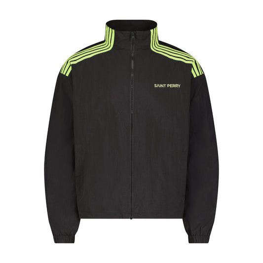 Otis Track Jacket and Pants - Black & Neon Aaria Tees