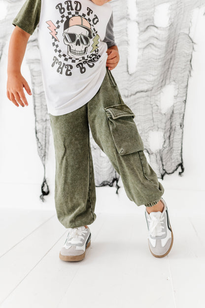 Olive | VINTAGE CARGO JOGGERS