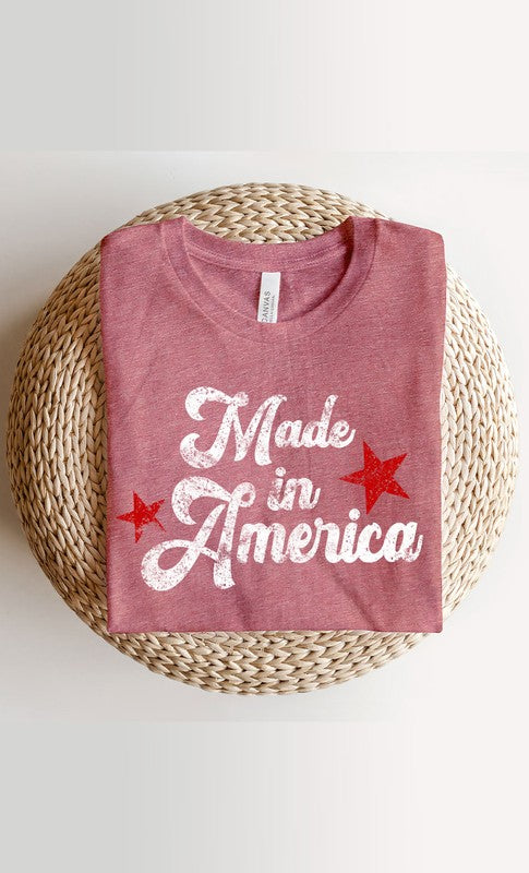 Vintage Made in America Graphic Tee PLUS - Aaria Tees