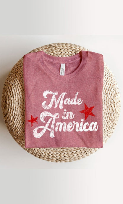 Vintage Made in America Graphic Tee PLUS - Aaria Tees