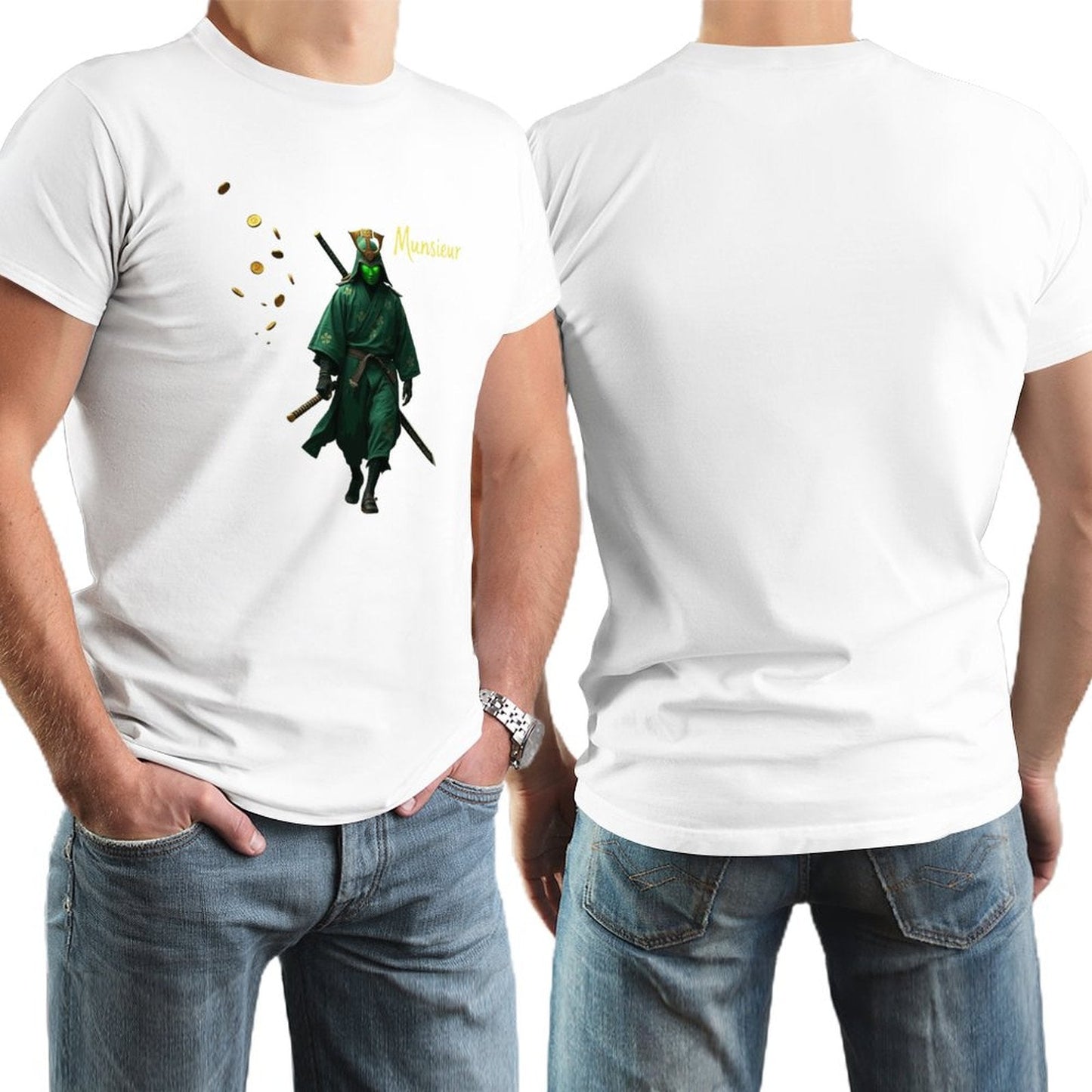 Munsieur St. Patrick's Day Collection for Men – Emerald Green Celtic Warrior Tee