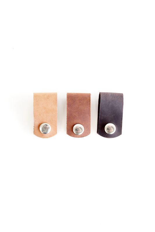 Leather Cord Keepers | set of 3