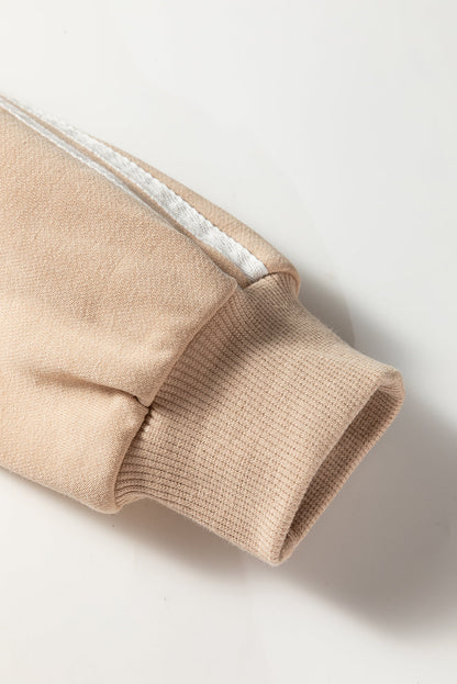 Varsity Stripe Crewneck Pullover and Sweatpants Set