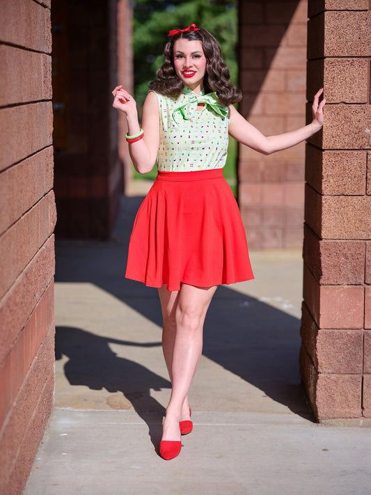Tomato Skater Skirt Aaria Tees