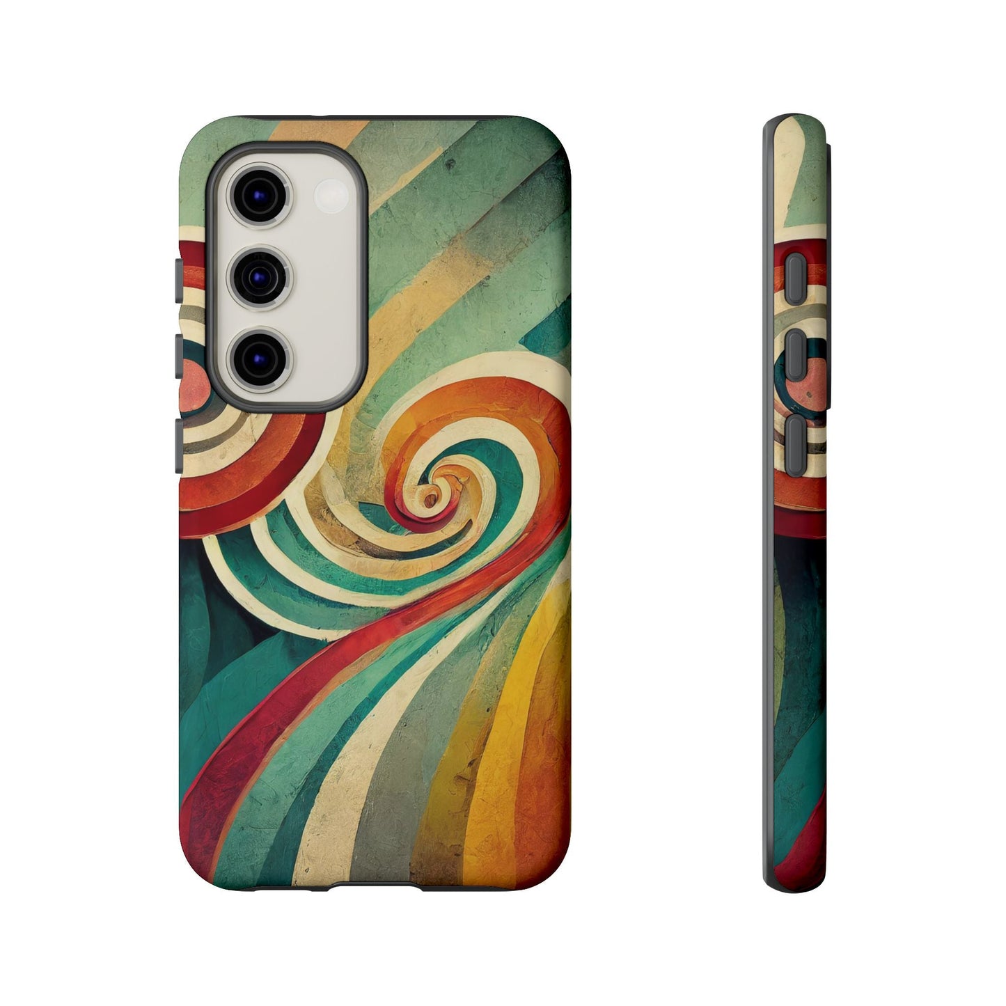 Colorful Swirl Tough Phone Case