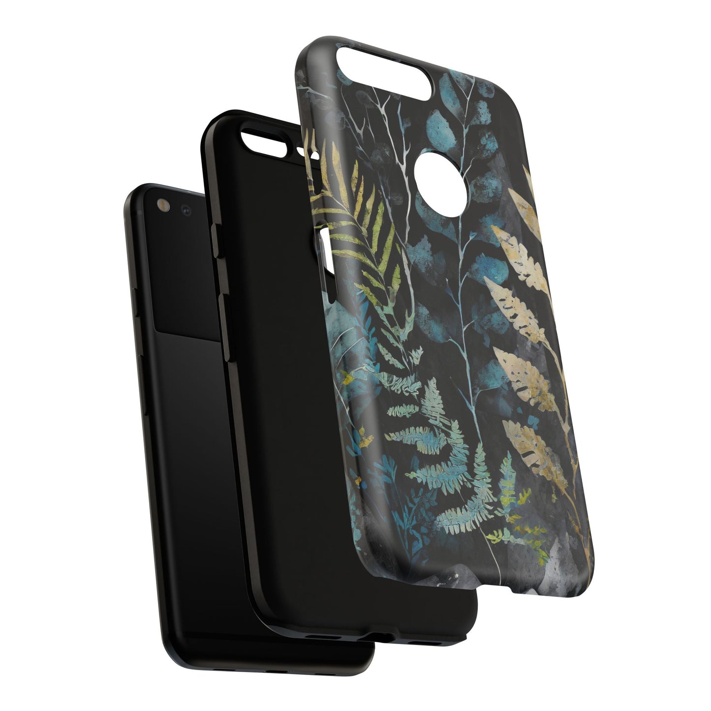Dark Floral Tough Phone Case