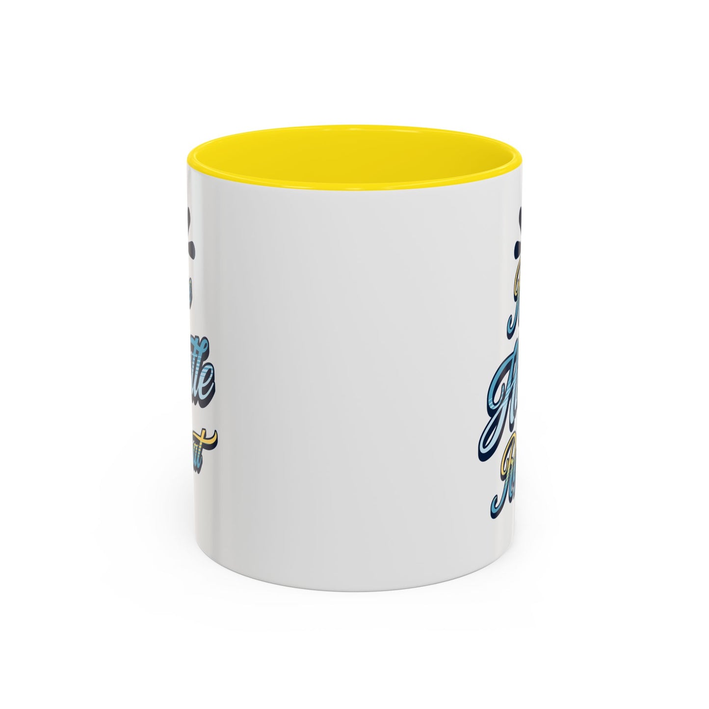 Rise Hustle Repeat Accent Coffee Mug – Inspiring Motivational Drinkware Mug