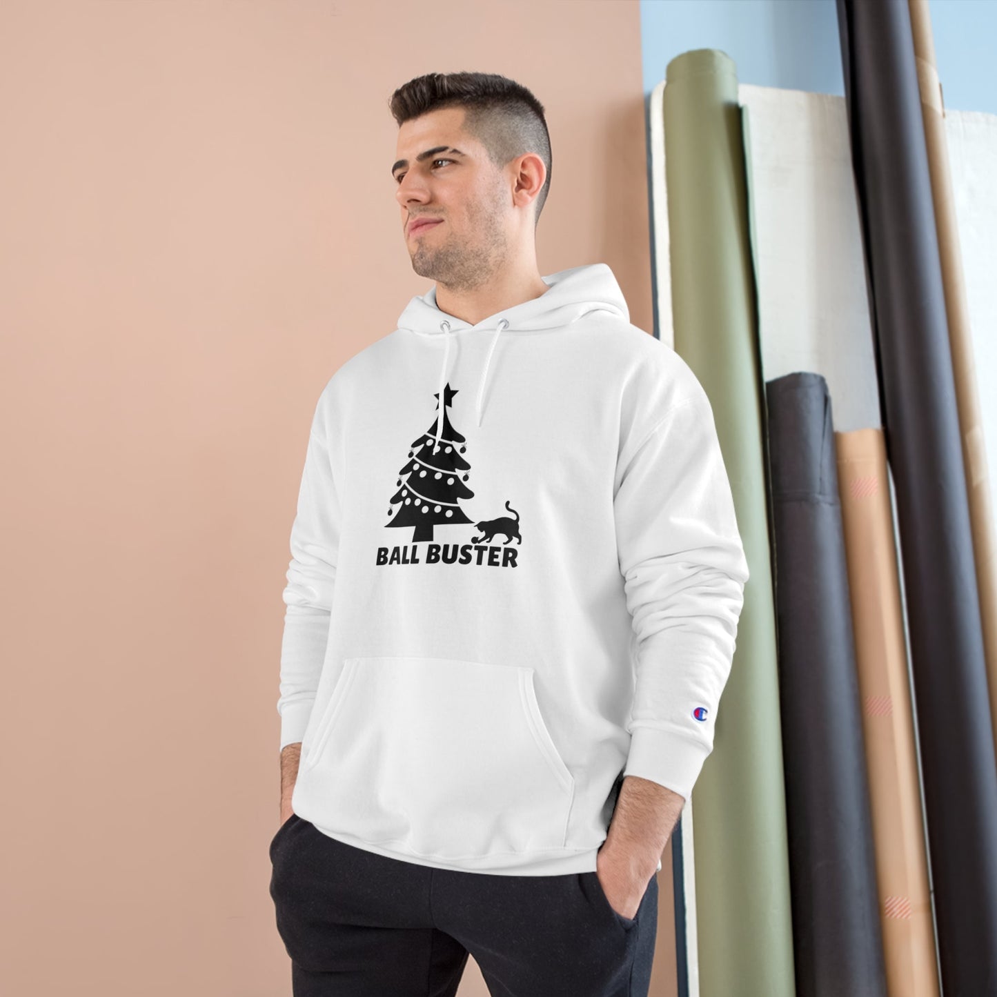 Christmas Ball Buster Champion Hoodie