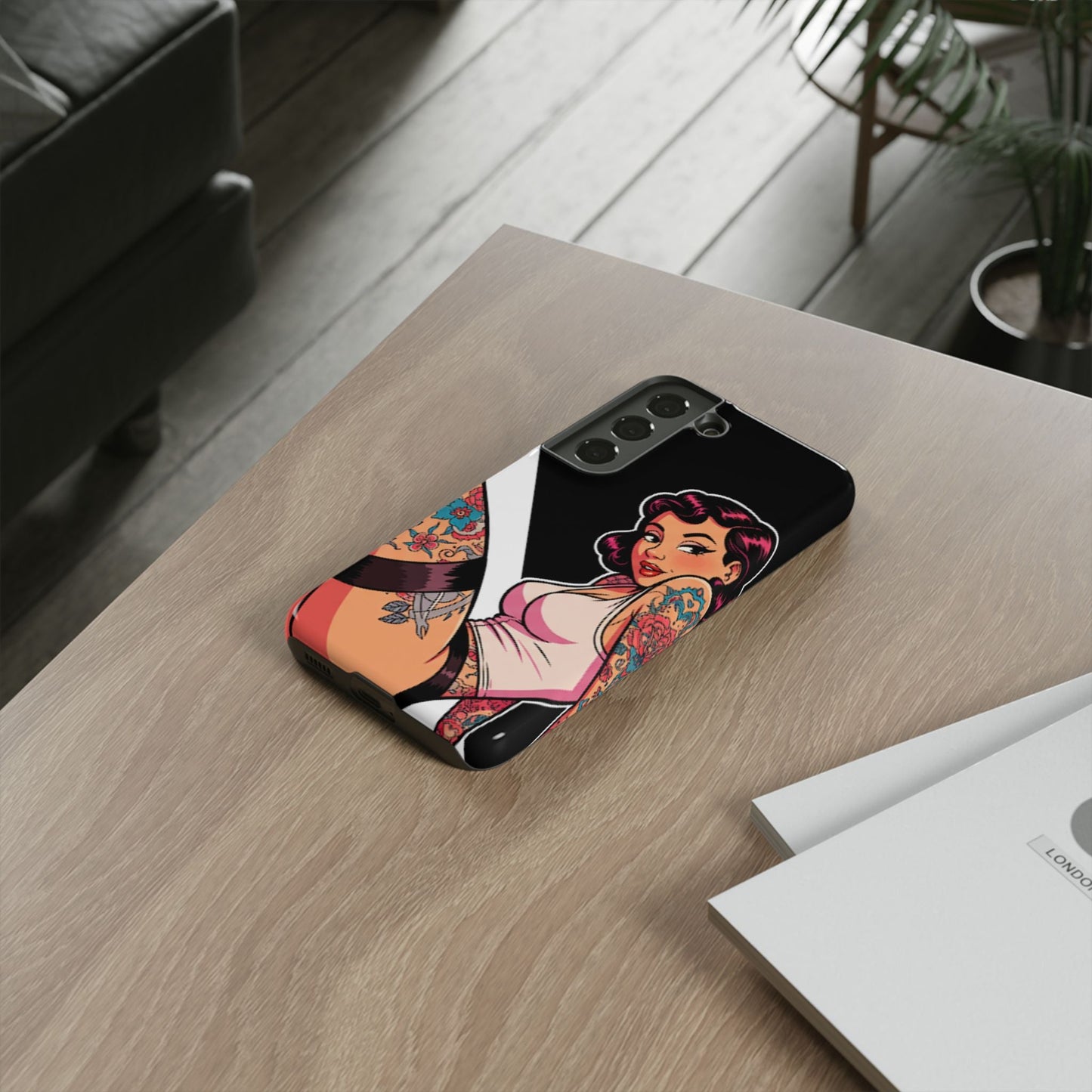 Vintage Tattoo Beauty Tough Phone Case