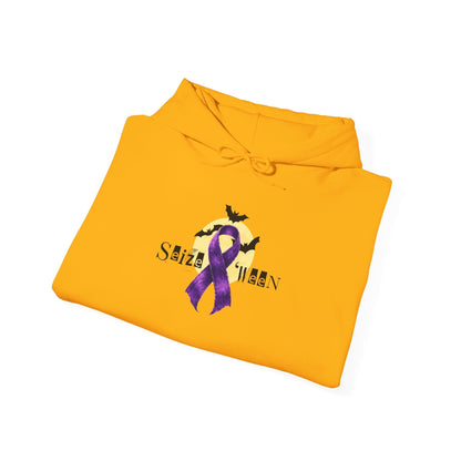 Cozy Halloween Purple Ribbon Hoodie