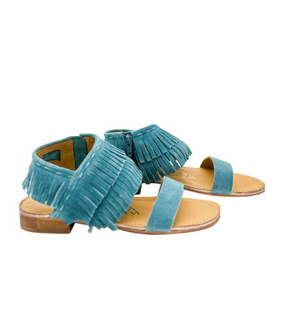 Fringe Star Sandal in Teal (Online Exclusive)