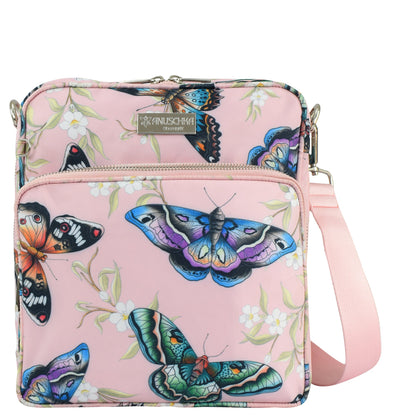 Wanderlust Luxe Fabric Organizer Crossbody - 12021