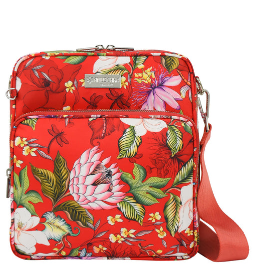 Wanderlust Luxe Fabric Organizer Crossbody - 12021