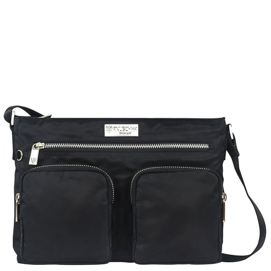 Wanderlust Luxe Fabric Crossbody Bag - 12022