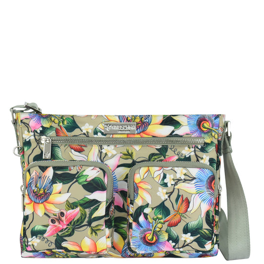 Wanderlust Luxe Fabric Crossbody Bag - 12022