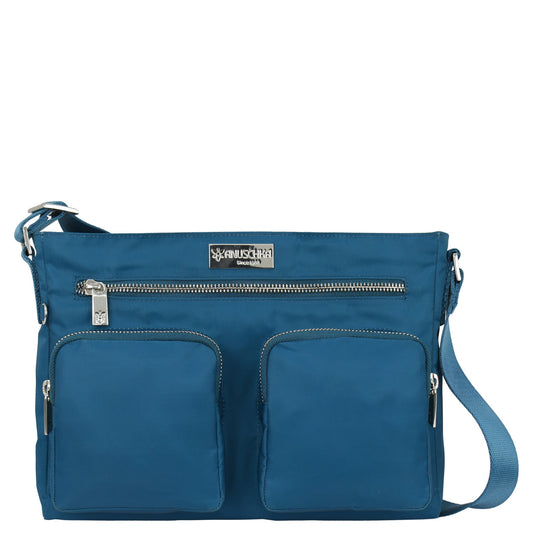 Wanderlust Luxe Fabric Crossbody Bag - 12022