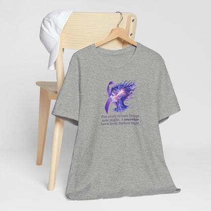 A Warrior is Born Unisex Jersey Short Sleeve Tee
