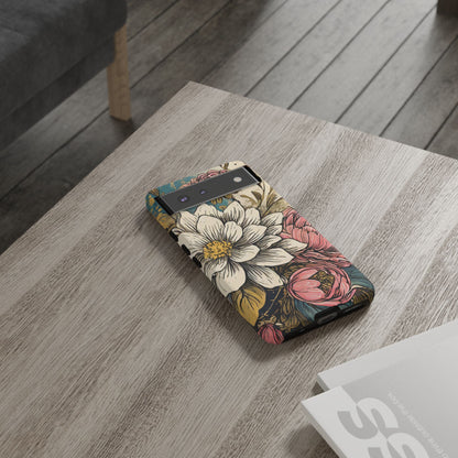 Beautiful White Floral Tough Case