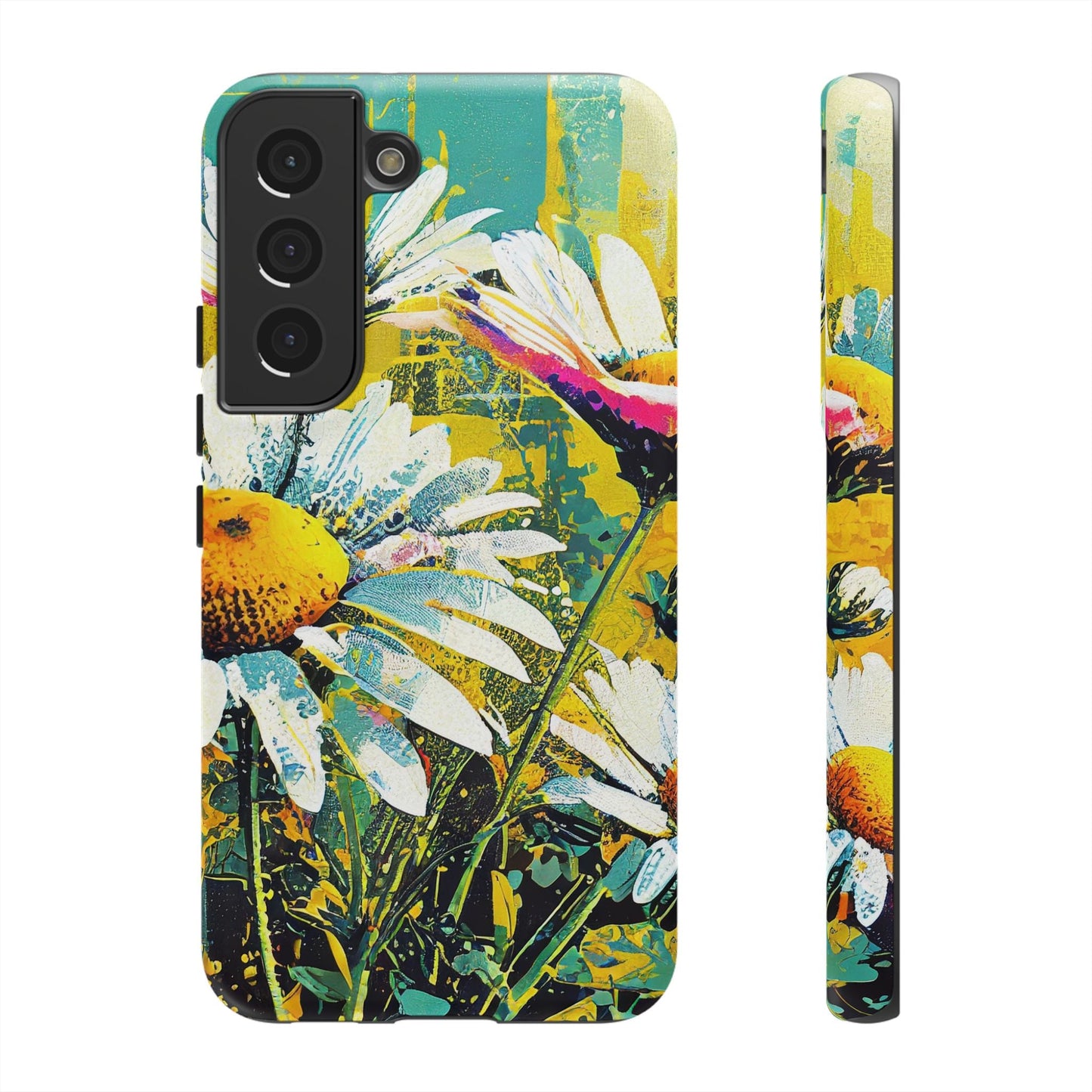 Colorful Daisy Floral Tough Phone Case