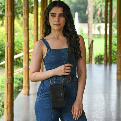 Wanderlust Luxe Fabric Phone Organizer Wallet - 13012