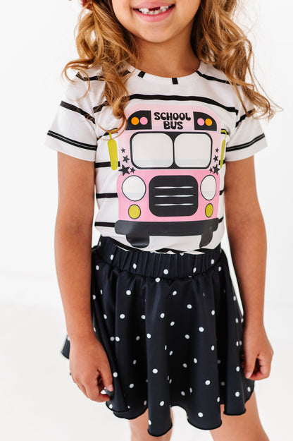 School Bus Stripe Tee