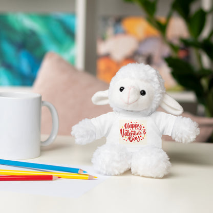 Happy Valentine Day Panda Stuffed Animal with Tee