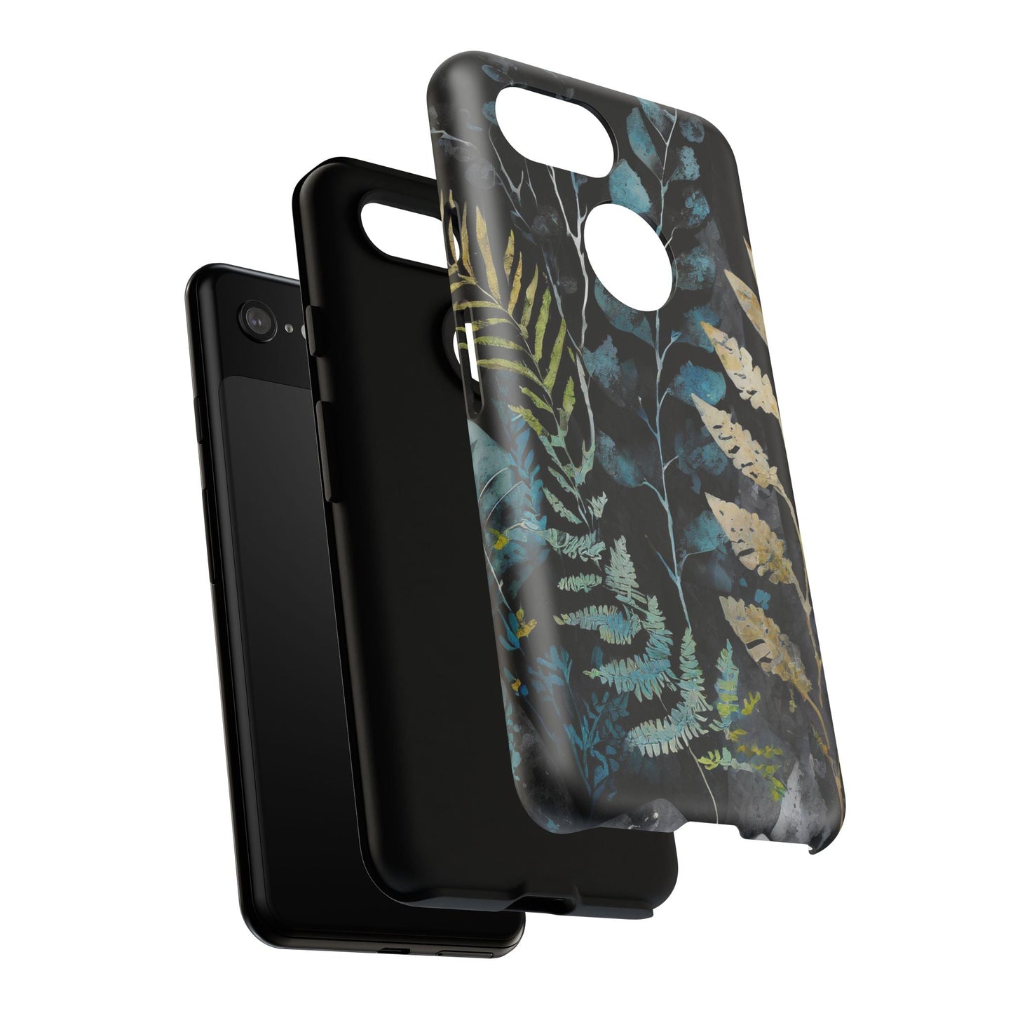 Dark Floral Tough Phone Case