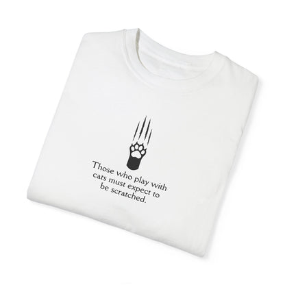 Cat Lover's Quote T-Shirt - Playful & Comfy Graphic Tee