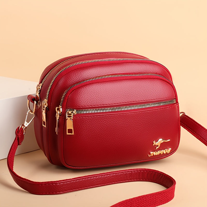 Multilayer Large Capacity Women's Messenger Shoulder Bag