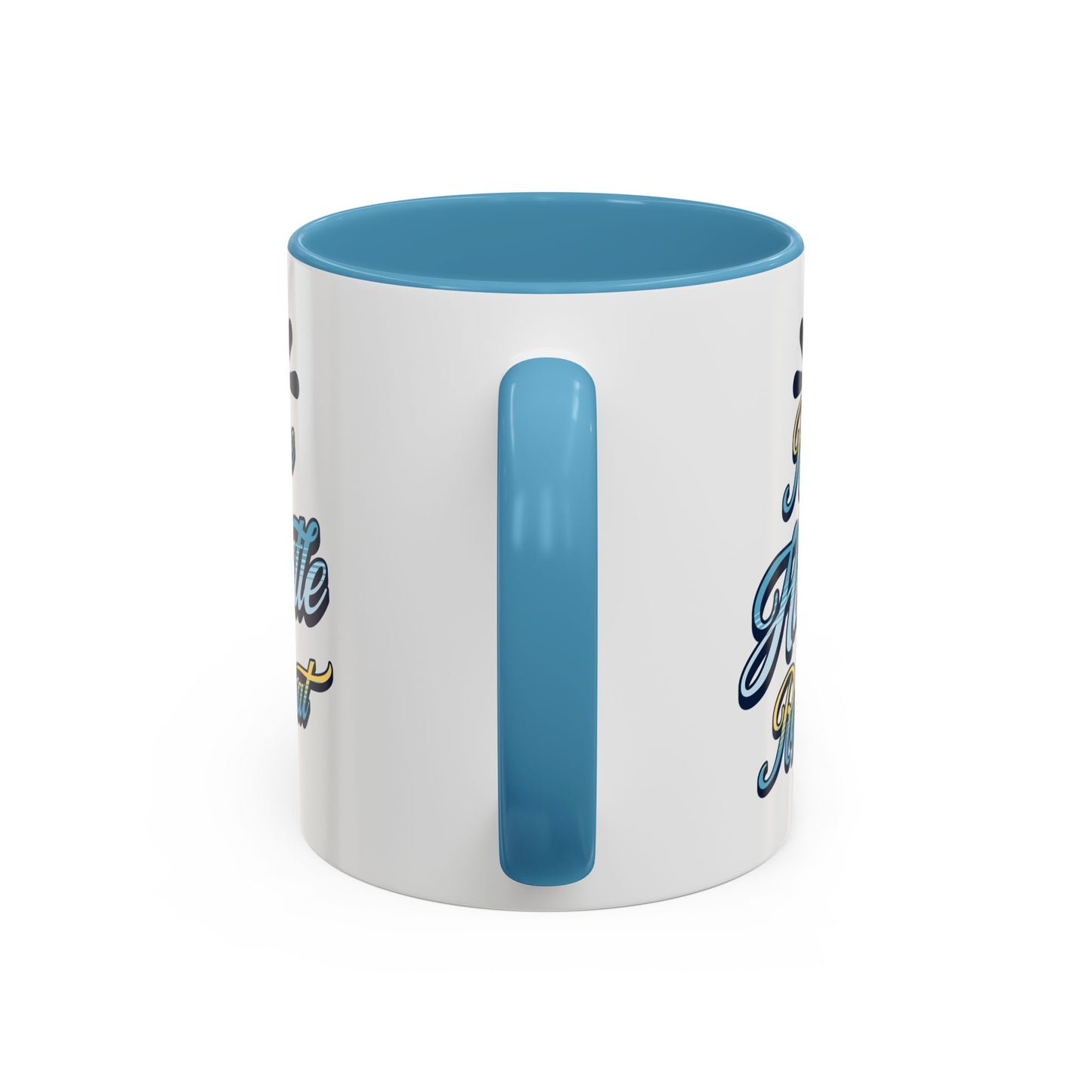 Rise Hustle Repeat Accent Coffee Mug – Inspiring Motivational Drinkware Mug