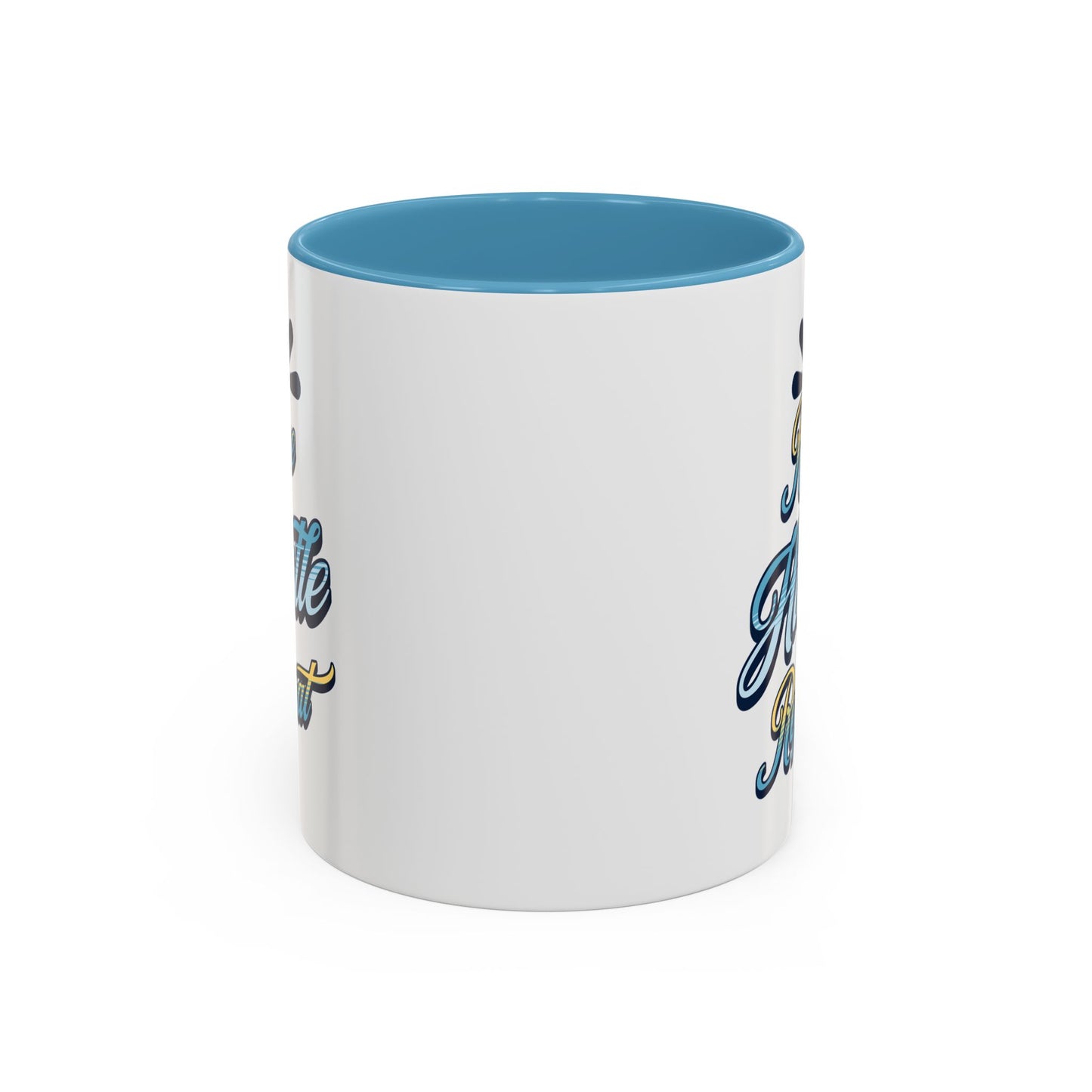 Rise Hustle Repeat Accent Coffee Mug – Inspiring Motivational Drinkware Mug - Aaria Tees