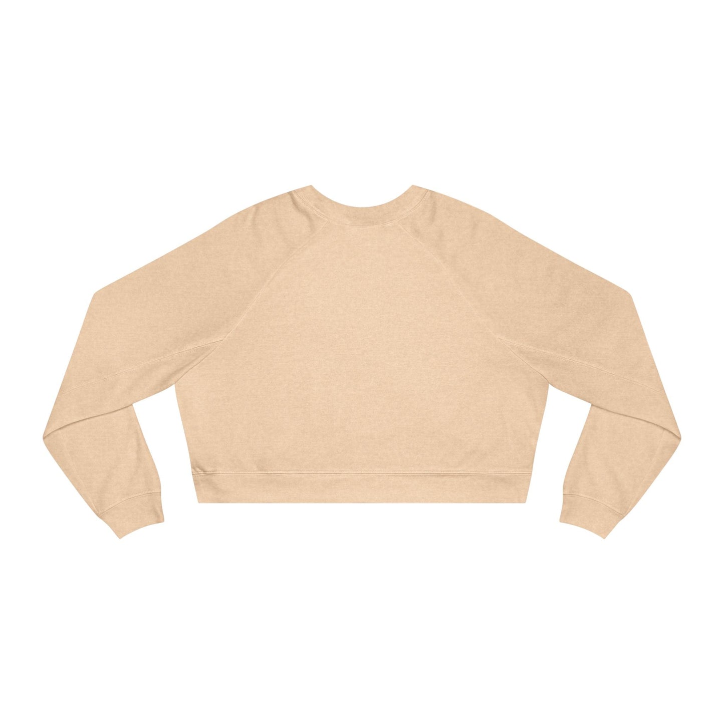 Christmas Cat Mama Women's Cropped Fleece Pullover