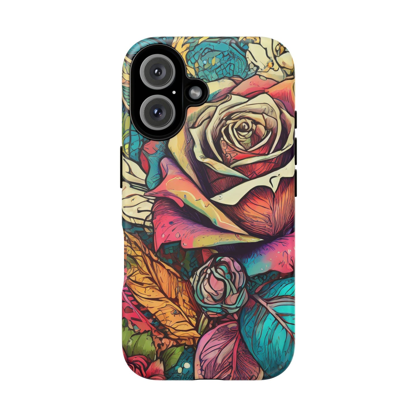 Colorful Roses Tough Phone Case