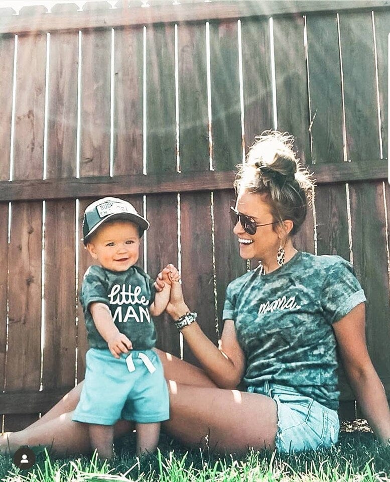 Mama and Kid Camo Matching Tees