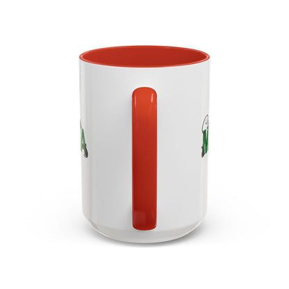 Christmas Cat Mama Accent Coffee Mug (11, 15oz)