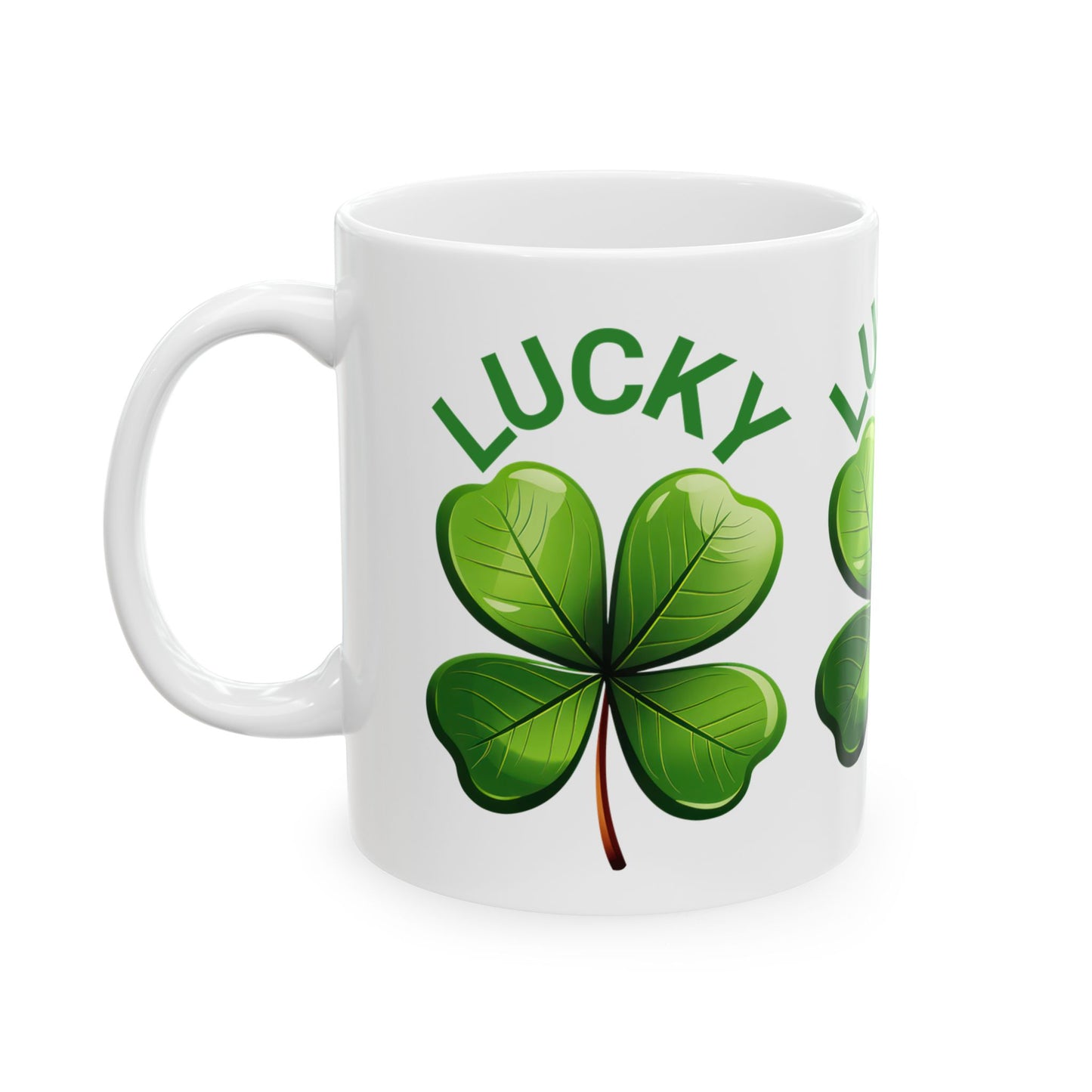 Lucky Ceramic Mug, (11oz)