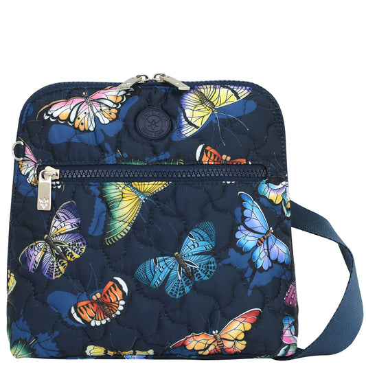 Wanderlust Quilted Fabric Crossbody - 16009