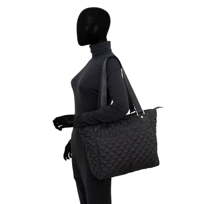Wanderlust Quilted Fabric Tote Bag - 16014
