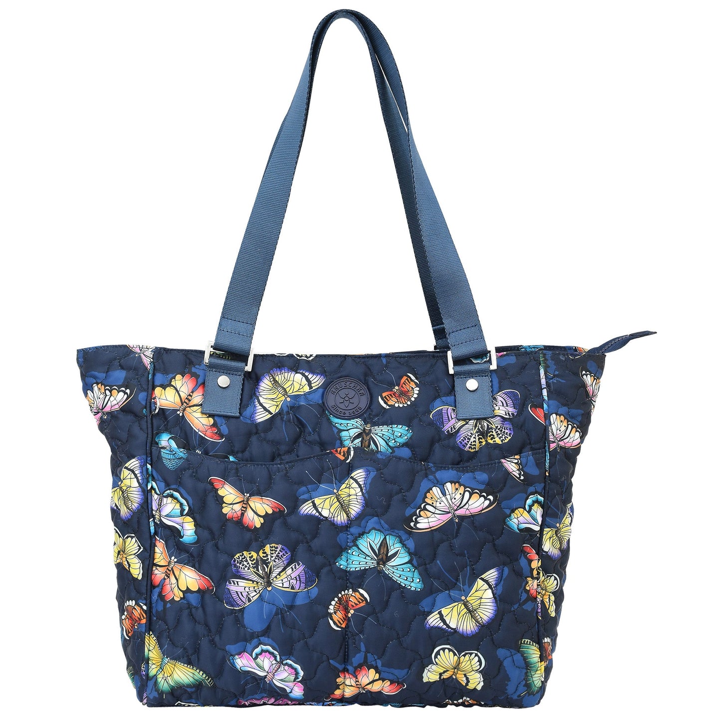 Wanderlust Quilted Fabric Tote Bag - 16014