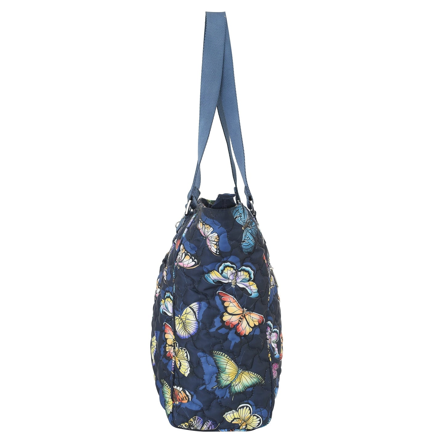 Wanderlust Quilted Fabric Tote Bag - 16014