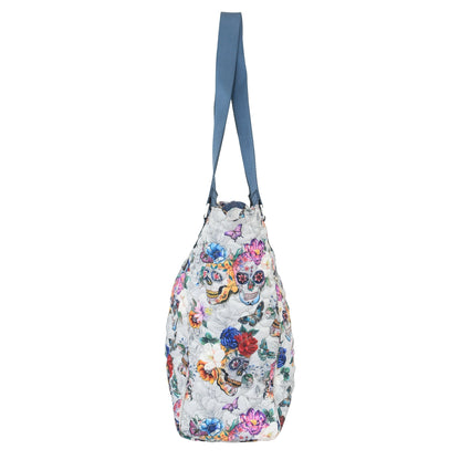 Wanderlust Quilted Fabric Tote Bag - 16014