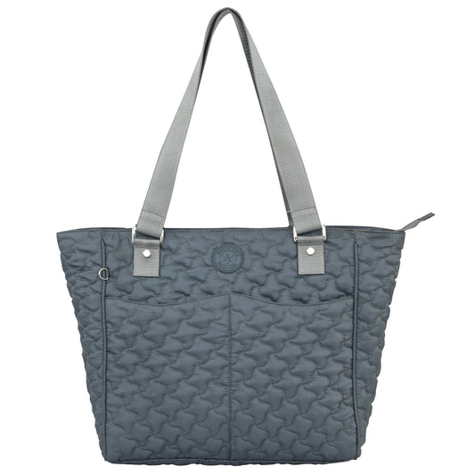 Wanderlust Quilted Fabric Tote Bag - 16014