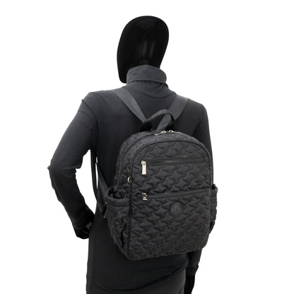 Wanderlust Quilted Fabric Backpack - 16015