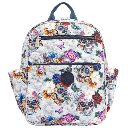 Wanderlust Quilted Fabric Backpack - 16015