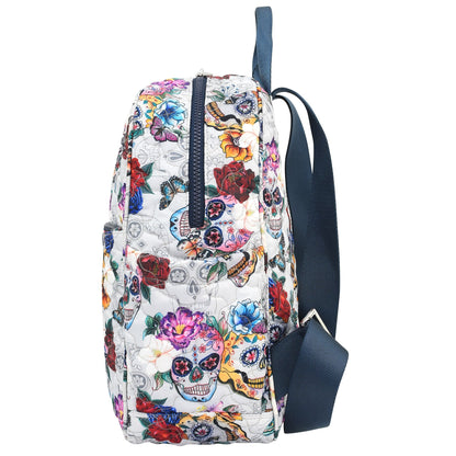 Wanderlust Quilted Fabric Backpack - 16015