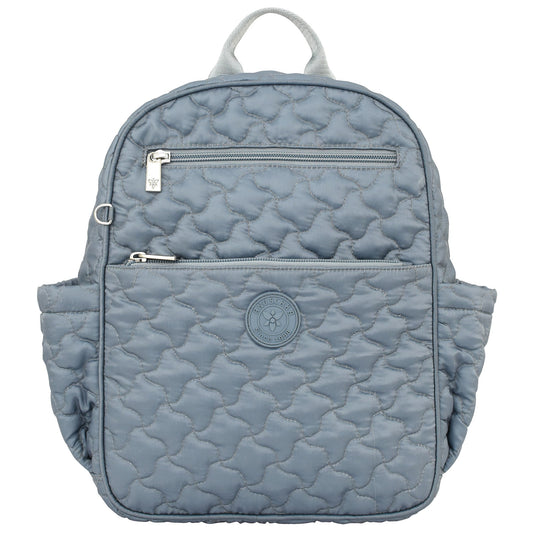 Wanderlust Quilted Fabric Backpack - 16015